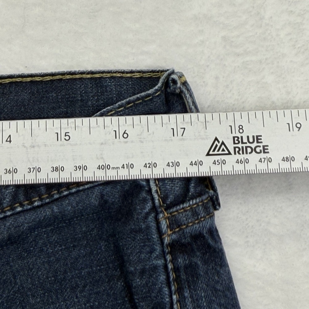 Levi's 527 Slim Bootcut Jeans Mens W34 L32 Light Blue Denim Casual Western - Picture 5 of 12